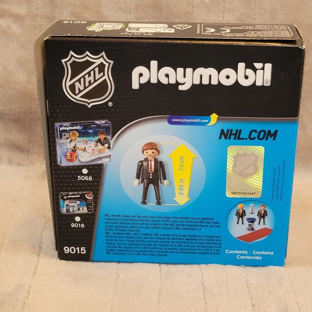 Playmobil NHL Stanley Cup Presentation Set 9015 11 Piece Play‎ Set New